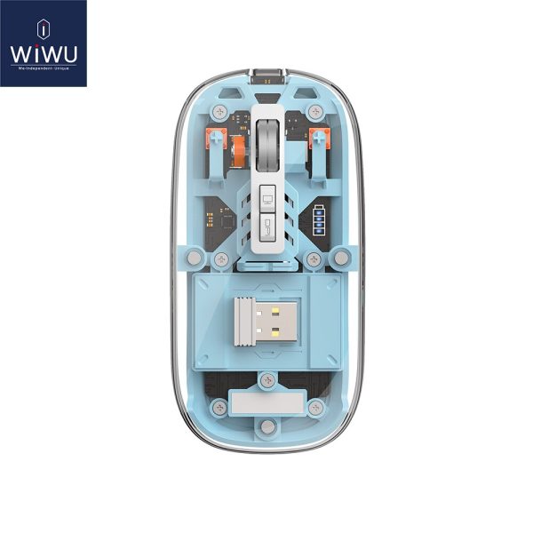 wiwu crystal mouse, transparent mouse, wireless mouse, wiwu mouse, wiwu transparent mouse, wiwu crystal transparent wireless mouse, wiwu crystal transparent mouse price in bd, wiwu crystal transparent mouse in price in bangladesh, minhajzone,