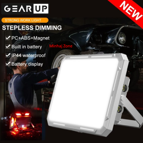 gearup flood light, work light, multifunction light, powerful torch light, GearUP KXK-686 light, minhajzone, minhaj zone, online shop, gearup,