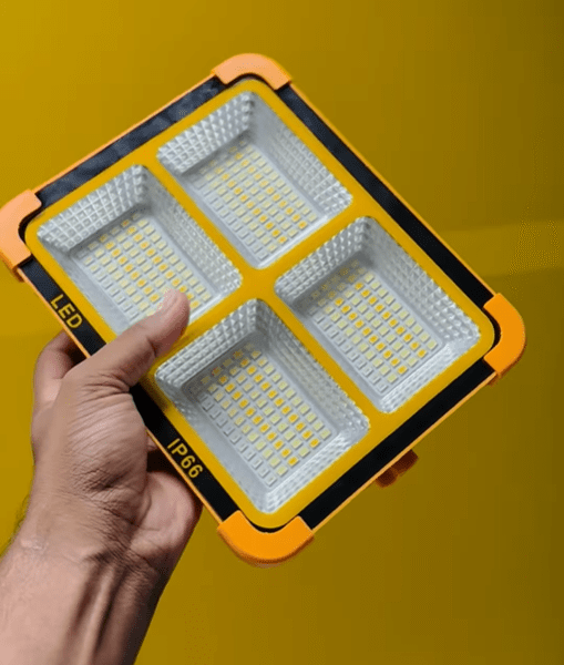 minhajzone, solar LED flood light, outdoor solar flood light, motion sensor solar light, waterproof solar security light, GearUP SFL-100 flood light,