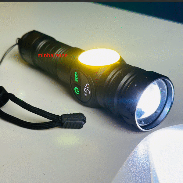 GearUP K60 Rechargeable Flashlight 10W COB + LED Torchlight, torch light, powerful torch light,