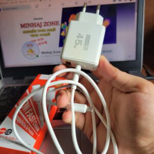 GearUP 45W Fast Charger Hoco 1m PD Fast Charging Cable 60W, fast charger and cable,