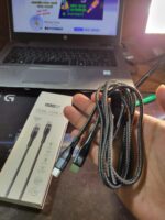 GearUP CC6015 Type-C to C 60W PD Fast Charging & Data Cable – 1.5m, 60w type c cable, data cable,