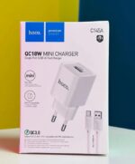 Hoco C145A QC3.0 Wall charger With USB to Micro USB Cable, mobile charger, minhajzone, mobile charger price in bd,