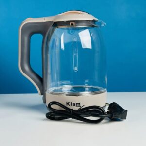 Kiam Electric Kettle BL002 Automatically turns Off – Automatic Over Heat Protection (1.8 L) Kiam Electric Kettle BL-002 (1.8 L) With Glass kettle Product details of Kiam Electric Kettle BL-002 (1.8 L) Capacity: 1.8LGlass Body Model: BL-002 Double Dry-Boil Protection Automatic Over Heat Protection Automatically turns Off When Water Boils Standard Product Power: 220-240V, 50/60Hz, 1500W, water kettle, minhajzone, water bottle,