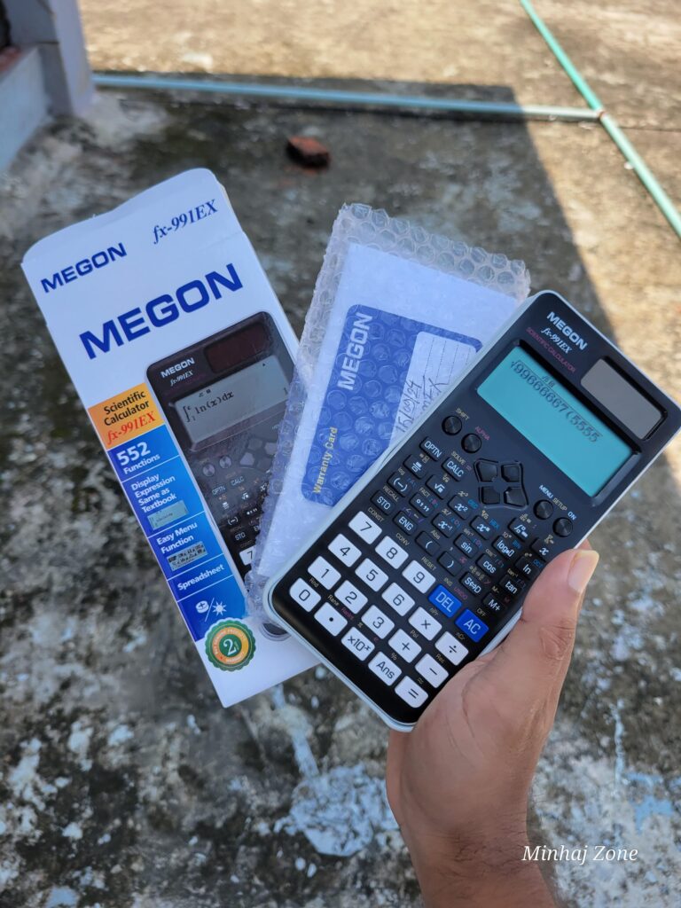 Megon fx-991EX Original Calculator non Programmable, fx 991ex calculator, minhajz zone