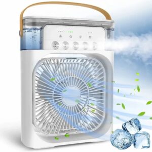 GearUP Air Cooler Fan With Mist Flow White Color, gearup cooler price in bd, gearup cooler, minhajzone,