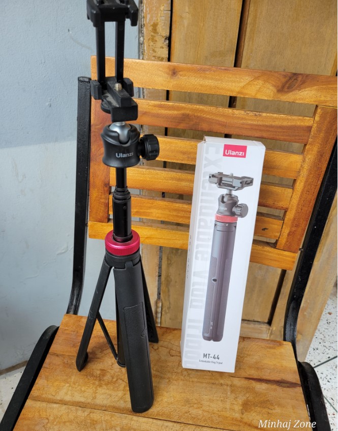 Ulanzi MT44 Extendable Vlog Tripod, vlogging tripod minhaj zone, minhaj zone,