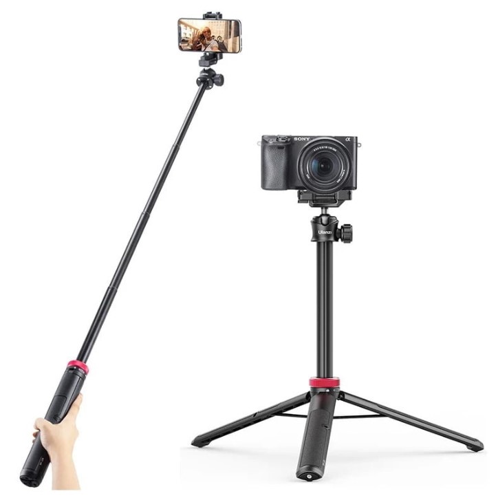 Ulanzi MT44 Extendable Vlog Tripod With 360° Ball Head, Ulanzi MT44 Extendable Vlog Tripod, minhajzone,