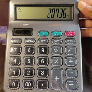 Ctifree Eco-002 Eco-Friendly big size Calculator, desktop calculator, desktop calculator